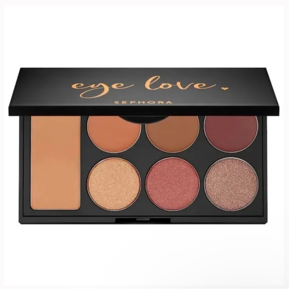 Sephora Other - SEPHORA Eye Love Deep Warm Eyeshadow Seven Shades Neutral Mirrored Palette